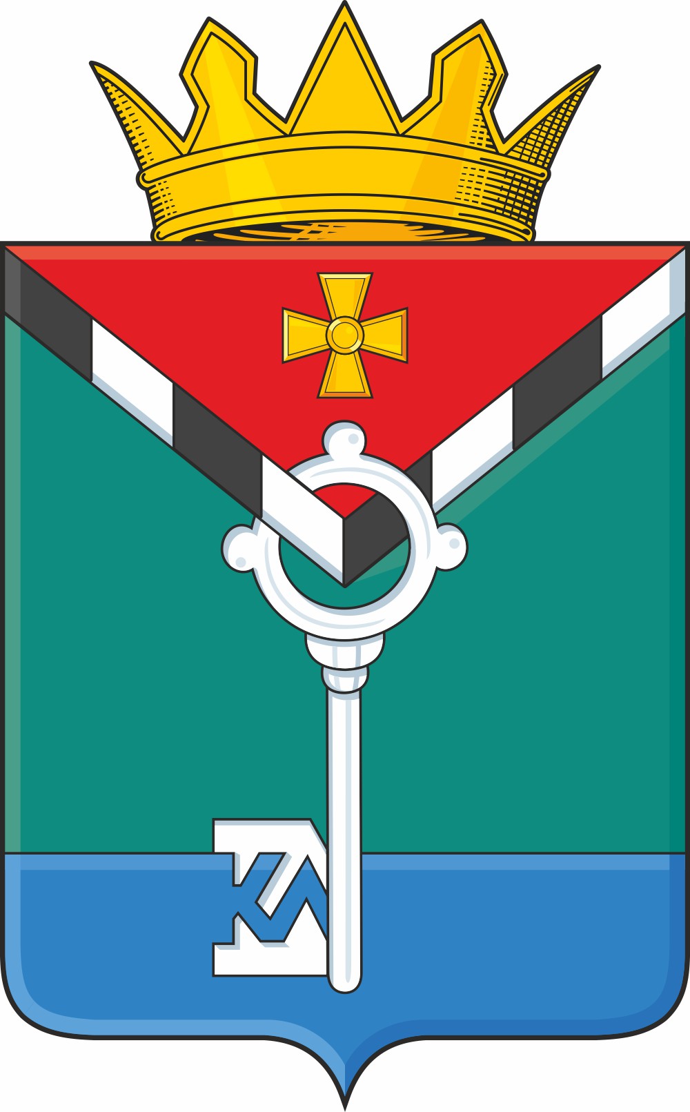 Герб муниципального образования Краснолиманский муниципальный округ.