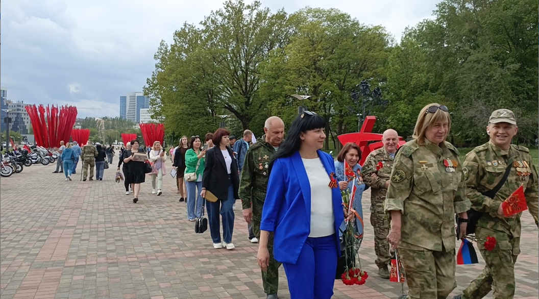 Встреча на мемориале &quot;Твоим Освободителям, Донбасс&quot;.