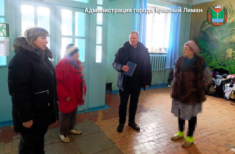 Встреча с эвакуированными гражданами Краснолиманщины. Встреча с эвакуированными гражданами Краснолиманщины.